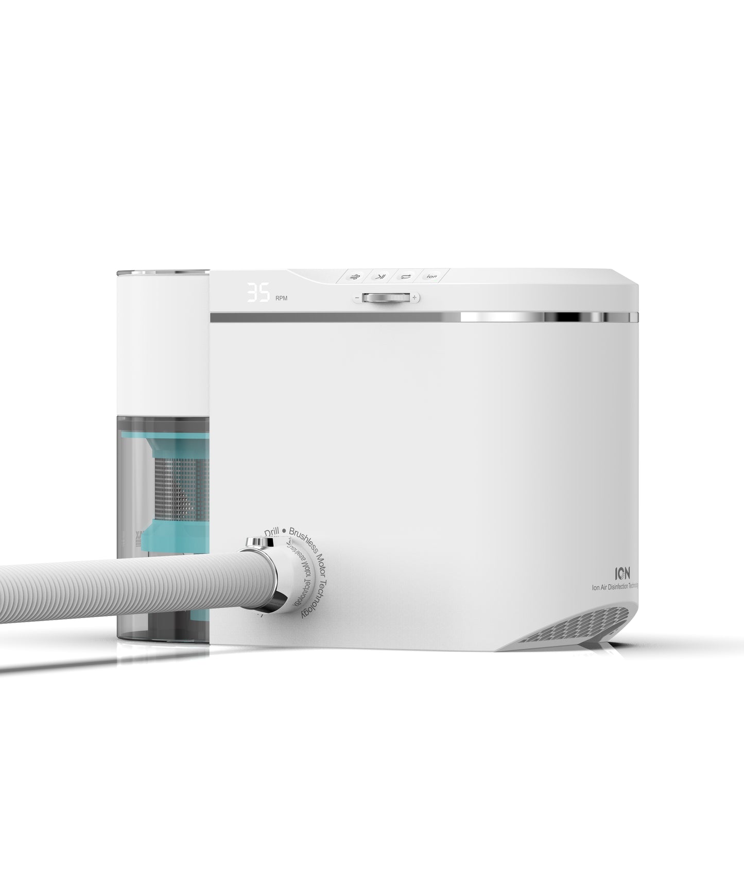 2 in 1 Nail Dust Collector Daichong(white)