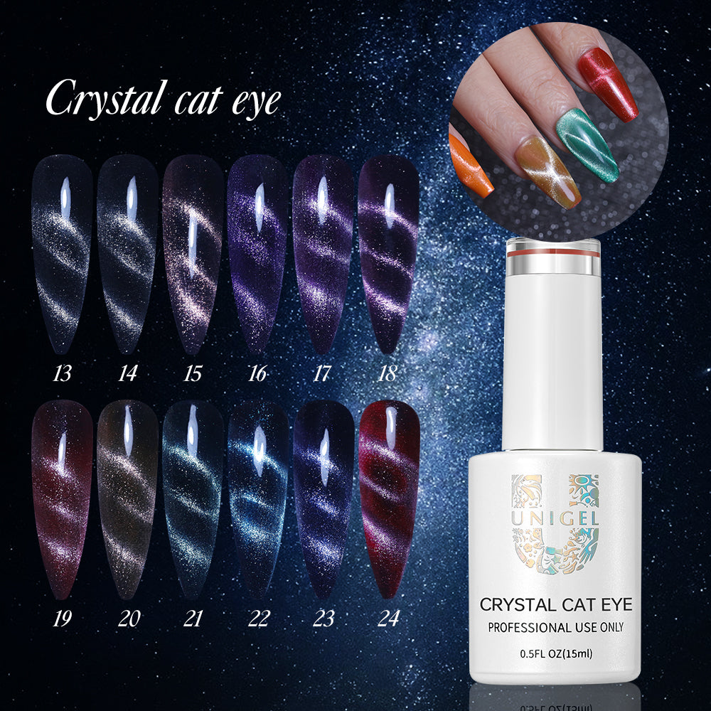 Gel Polish Kit - Crystal Cat Eye Gel