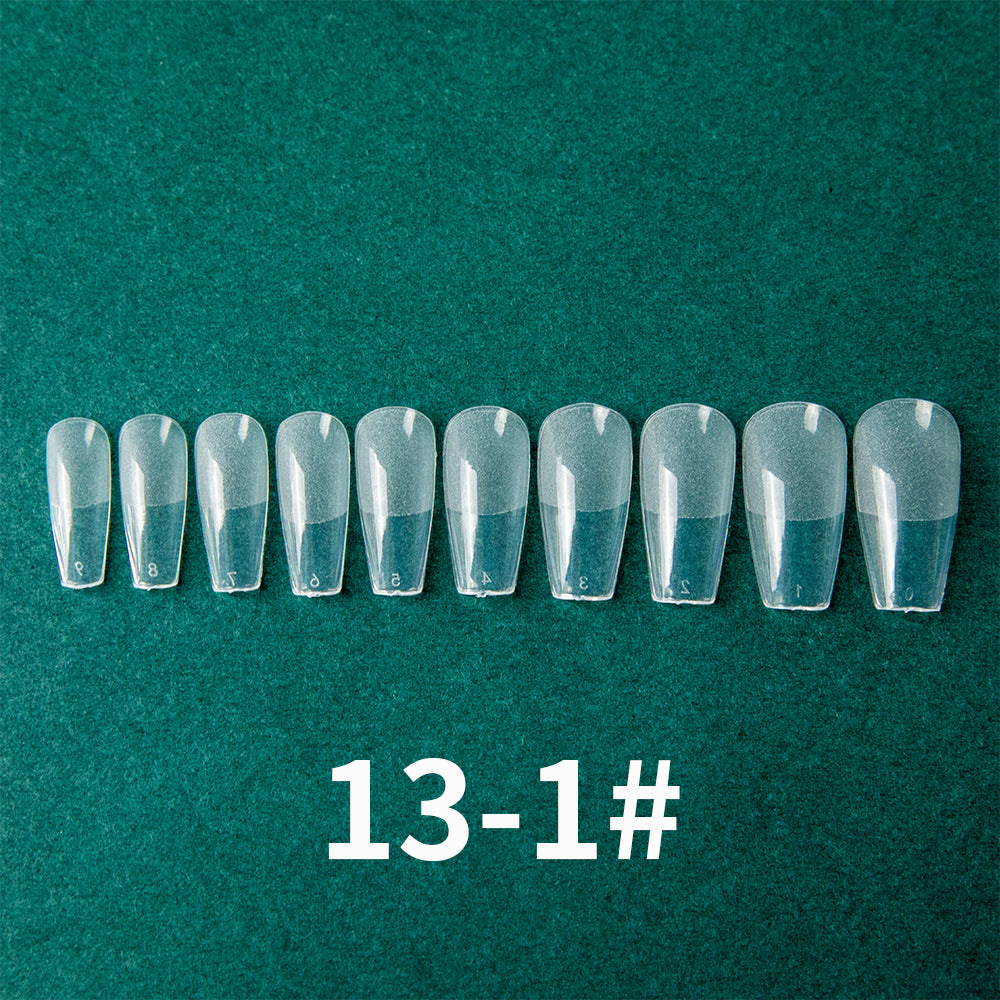 Soft Gel Tips - Matte Short Coffin - #13-1