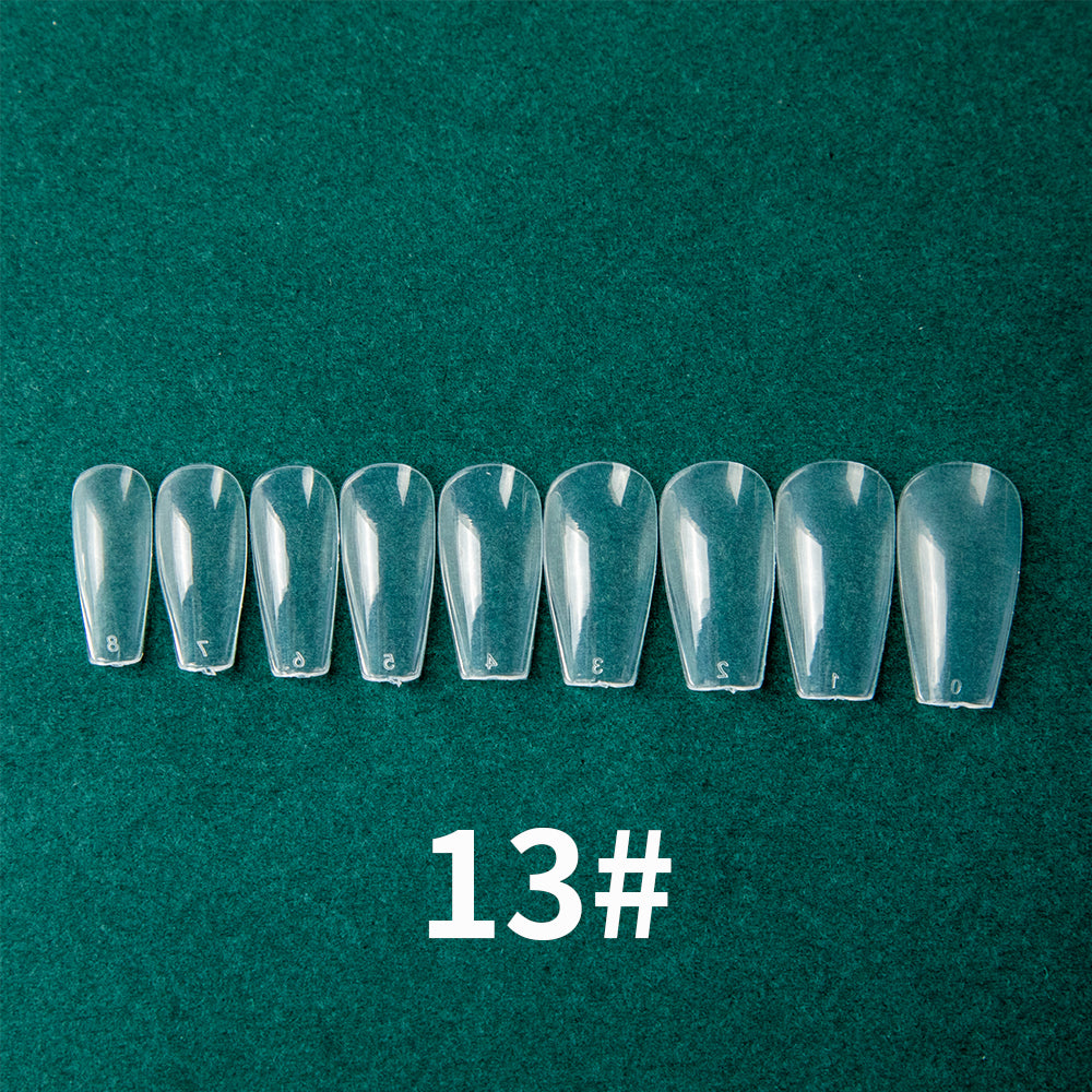 Soft Gel Tips - Short Coffin - #13