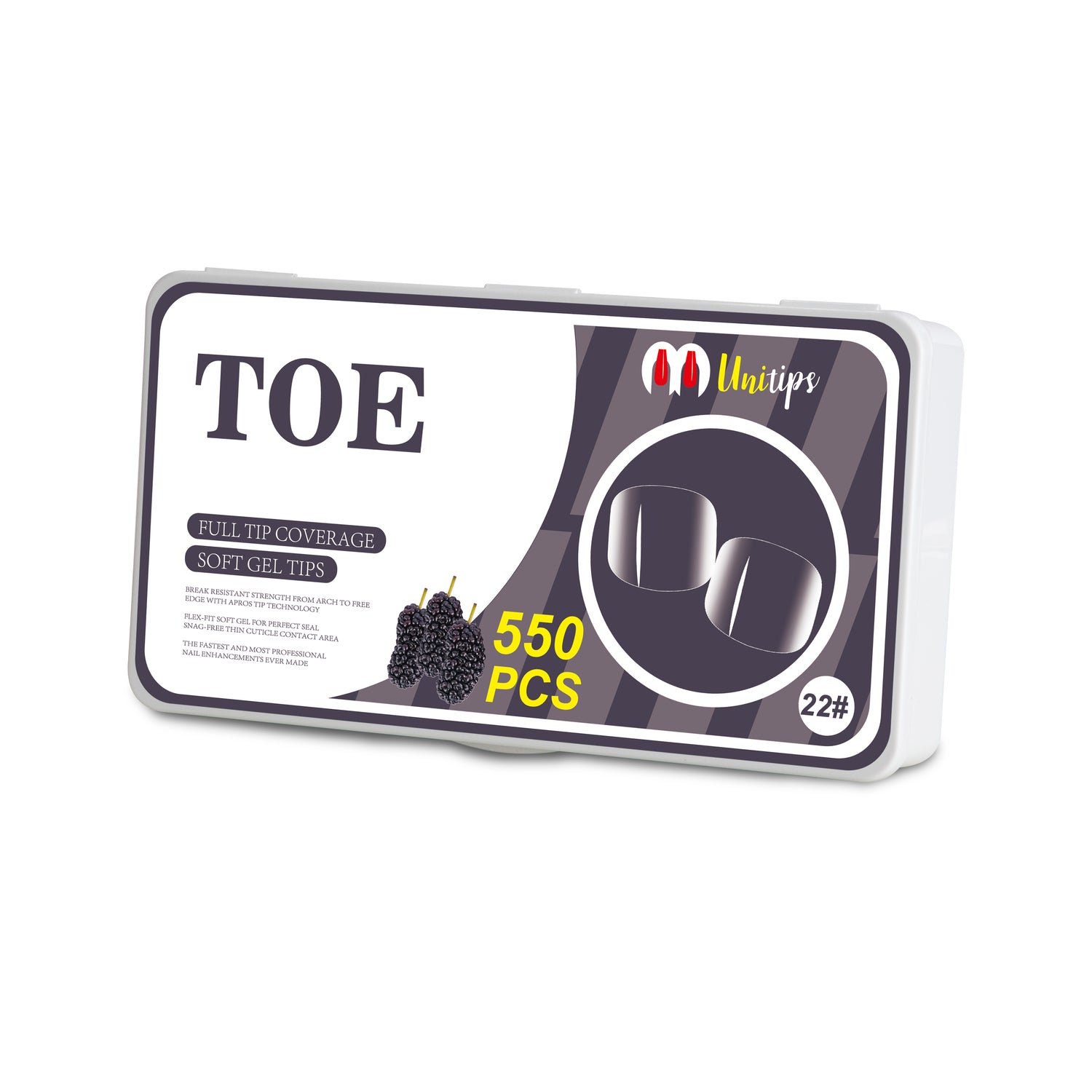 Soft Gel Tips - Toe - 