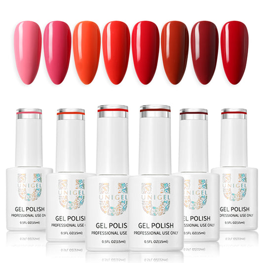 Gel Polish Kit - 3(13#-20#) - 8 Colors - #The Apple to Snow White