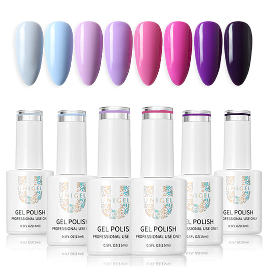 Gel Polish Kit - 5(29#-36#) - 8 Colors - #Dress of Cinderella