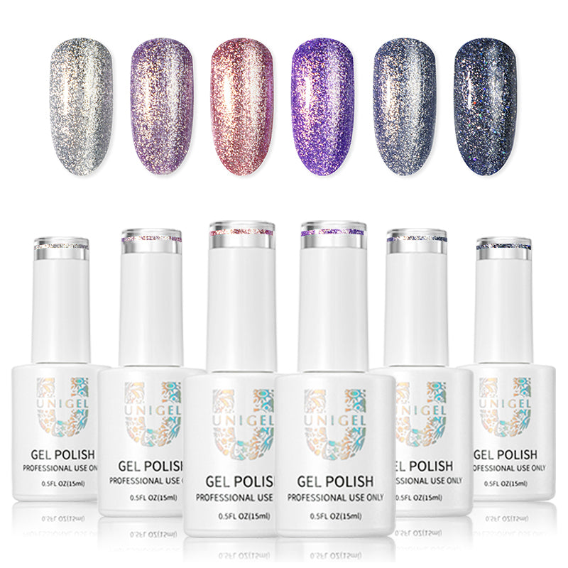 Gel Polish Kit - Platinum Gel  - #6 - # In The Sky