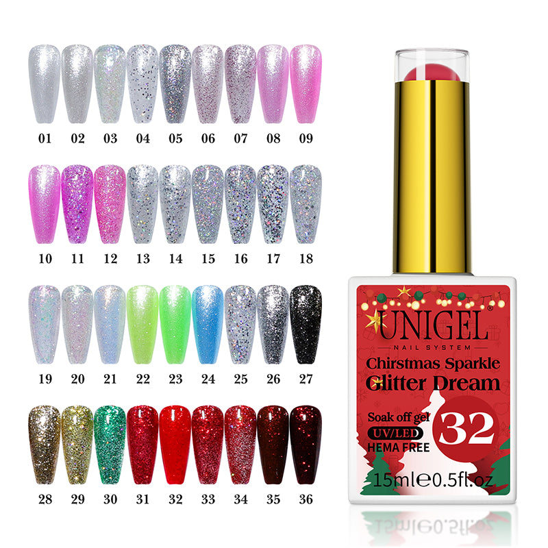 Gel Polish Kit- Christmas Cat Eye Gel